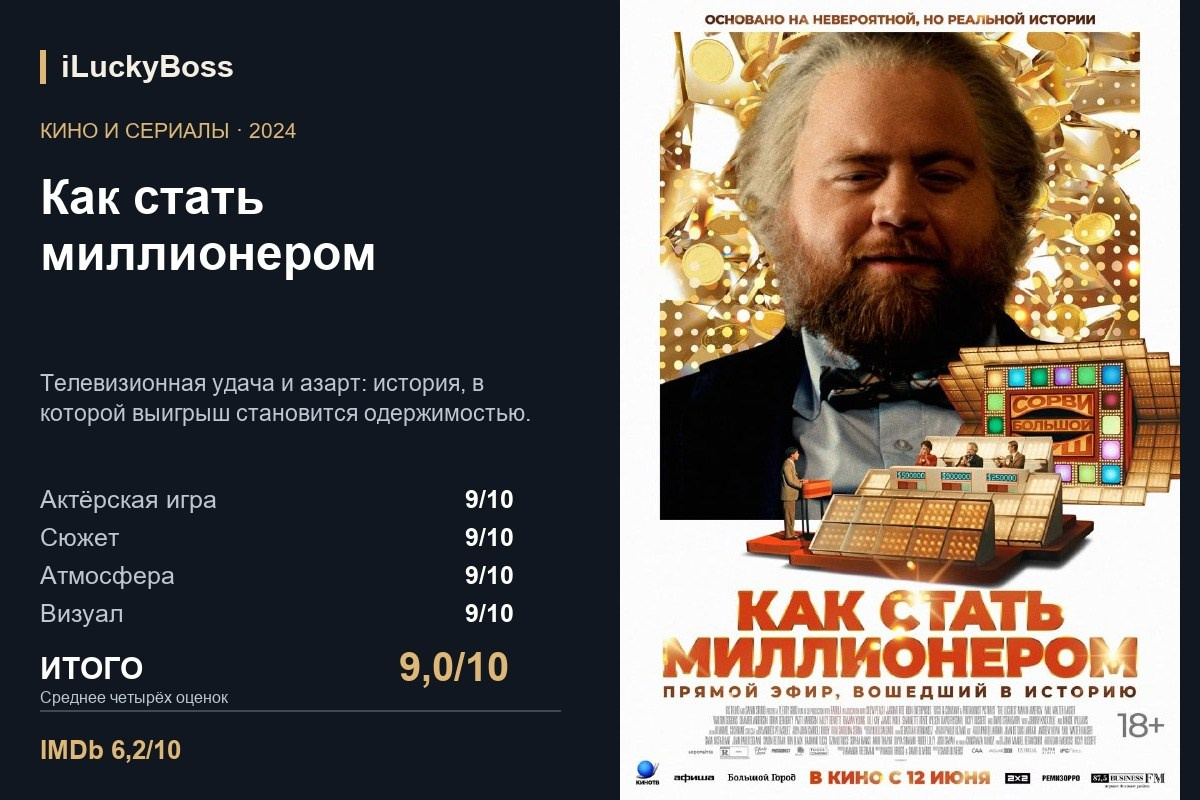 Как стать миллионером — авторская карточка iLuckyBoss