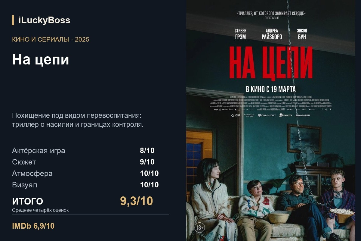 На цепи — авторская карточка iLuckyBoss